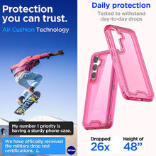 Load image into Gallery viewer, Samsung Galaxy S24 Plus/S25 Plus 3 - Layer Crystal Transparent Case - Redpepper Cases