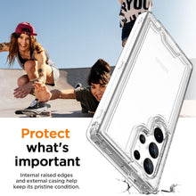 Load image into Gallery viewer, Samsung Galaxy S24 Plus/S25 Plus 3 - Layer Crystal Transparent Case - Redpepper Cases