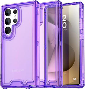 Samsung Galaxy S24 Plus/S25 Plus 3 - Layer Crystal Transparent Case - Redpepper Cases