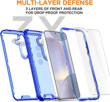 Load image into Gallery viewer, Samsung Galaxy S24 Plus/S25 Plus 3 - Layer Crystal Transparent Case - Redpepper Cases