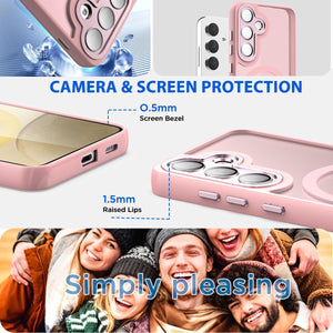 Samsung Galaxy S24 Plus/S25 Plus 3 - Layer Crystal Transparent Case - Redpepper Cases