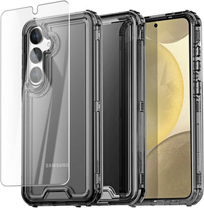 Samsung Galaxy S24 Plus/S25 Plus 3 - Layer Crystal Transparent Case - Redpepper Cases