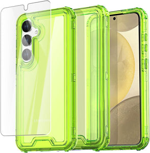 Samsung Galaxy S24 Plus/S25 Plus 3 - Layer Crystal Transparent Case - Redpepper Cases
