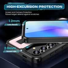 Load image into Gallery viewer, Samsung Galaxy S24/S25 Plus Back Heat Dissipation Design Metal Ring Holder Stand Cover - Redpepper Cases
