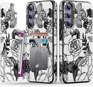 Samsung Galaxy S25 Card Slots & Kickstand Function Phone Case - Redpepper Cases