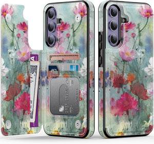 Samsung Galaxy S25 Card Slots & Kickstand Function Phone Case - Redpepper Cases