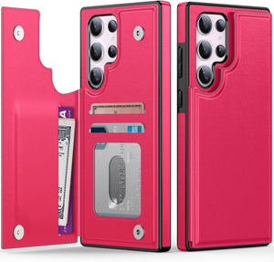 Samsung Galaxy S25 Card Slots & Kickstand Function Phone Case - Redpepper Cases