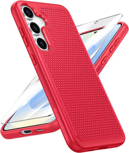 Samsung Galaxy S25 Dual Layer Heavy Duty Cell Phone Protective Cover - Redpepper Cases