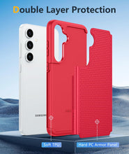 Load image into Gallery viewer, Samsung Galaxy S25 Dual Layer Heavy Duty Cell Phone Protective Cover - Redpepper Cases