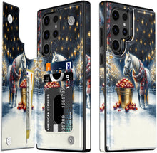 Load image into Gallery viewer, Samsung Galaxy S25 Flower Designs - Credit Card Holder Protective Phone Cover - Redpepper Cases
