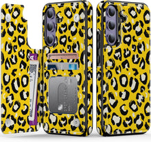 Load image into Gallery viewer, Samsung Galaxy S25 Flower Designs - Credit Card Holder Protective Phone Cover - Redpepper Cases