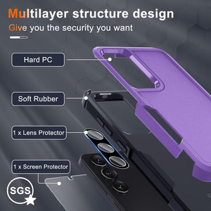 Samsung Galaxy S25 Full Body Heavy Duty Rugged Shockproof Protective Phone Cover - Redpepper Cases