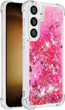 Load image into Gallery viewer, Samsung Galaxy S25 Glitter Sparkle Cute Liquid Phone Case - Redpepper Cases