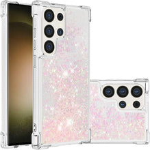 Load image into Gallery viewer, Samsung Galaxy S25 Glitter Sparkle Cute Liquid Phone Case - Redpepper Cases