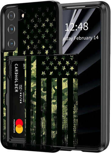 Samsung Galaxy S25 ID Card Slot Soft Inner Rubber Bumper Slide Cover - Redpepper Cases