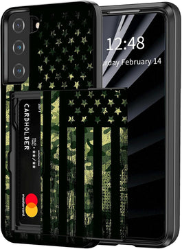 Samsung Galaxy S25 ID Card Slot Soft Inner Rubber Bumper Slide Cover - Redpepper Cases