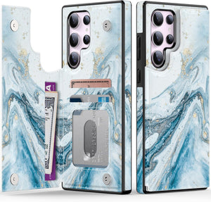 Samsung Galaxy S25 Kickstand Credit Card Holder Protective Phone Cover - Redpepper Cases