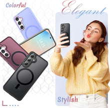 Load image into Gallery viewer, Samsung Galaxy S25 Matte Magnetic Screen Protector Shockproof Protective Cover - Redpepper Cases