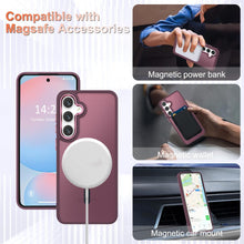 Load image into Gallery viewer, Samsung Galaxy S25 Matte Magnetic Screen Protector Shockproof Protective Cover - Redpepper Cases