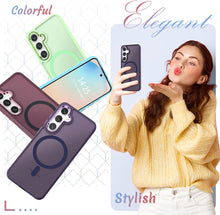 Load image into Gallery viewer, Samsung Galaxy S25 Matte Magnetic Screen Protector Shockproof Protective Cover - Redpepper Cases