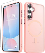 Load image into Gallery viewer, Samsung Galaxy S25 Matte Magnetic Screen Protector Shockproof Protective Cover - Redpepper Cases
