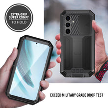 Load image into Gallery viewer, Samsung Galaxy S25 Plus Aluminum Metal Gorilla Glass Heavy Duty Case - Redpepper Cases
