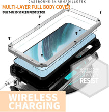 Load image into Gallery viewer, Samsung Galaxy S25 Plus Aluminum Metal Gorilla Glass Heavy Duty Case - Redpepper Cases