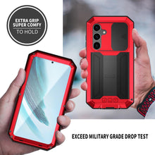 Load image into Gallery viewer, Samsung Galaxy S25 Plus Aluminum Metal Gorilla Glass Heavy Duty Case - Redpepper Cases