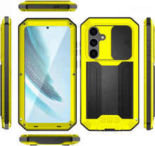 Load image into Gallery viewer, Samsung Galaxy S25 Plus Aluminum Metal Gorilla Glass Heavy Duty Case - Redpepper Cases