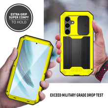Load image into Gallery viewer, Samsung Galaxy S25 Plus Aluminum Metal Gorilla Glass Heavy Duty Case - Redpepper Cases