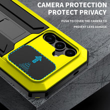 Load image into Gallery viewer, Samsung Galaxy S25 Plus Aluminum Metal Gorilla Glass Heavy Duty Case - Redpepper Cases
