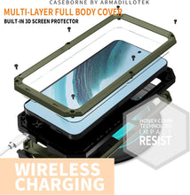 Load image into Gallery viewer, Samsung Galaxy S25 Plus Aluminum Metal Gorilla Glass Heavy Duty Case - Redpepper Cases