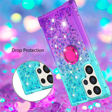 Load image into Gallery viewer, Samsung Galaxy S25 Plus Clear Glitter Liquid Sparkle Bling Cute Case - Redpepper Cases