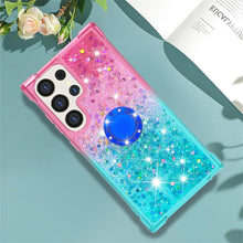 Load image into Gallery viewer, Samsung Galaxy S25 Plus Clear Glitter Liquid Sparkle Bling Cute Case - Redpepper Cases