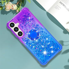 Load image into Gallery viewer, Samsung Galaxy S25 Plus Clear Glitter Liquid Sparkle Bling Cute Case - Redpepper Cases