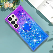 Load image into Gallery viewer, Samsung Galaxy S25 Plus Clear Glitter Liquid Sparkle Bling Cute Case - Redpepper Cases