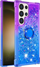 Load image into Gallery viewer, Samsung Galaxy S25 Plus Clear Glitter Liquid Sparkle Bling Cute Case - Redpepper Cases