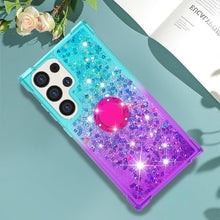 Load image into Gallery viewer, Samsung Galaxy S25 Plus Clear Glitter Liquid Sparkle Bling Cute Case - Redpepper Cases