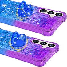 Load image into Gallery viewer, Samsung Galaxy S25 Plus Clear Glitter Liquid Sparkle Bling Cute Case - Redpepper Cases