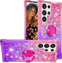 Load image into Gallery viewer, Samsung Galaxy S25 Plus Clear Glitter Liquid Sparkle Bling Cute Case - Redpepper Cases
