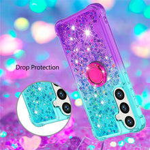 Load image into Gallery viewer, Samsung Galaxy S25 Plus Clear Glitter Liquid Sparkle Bling Cute Case - Redpepper Cases