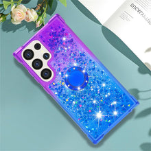 Load image into Gallery viewer, Samsung Galaxy S25 Plus Clear Glitter Liquid Sparkle Bling Cute Case - Redpepper Cases