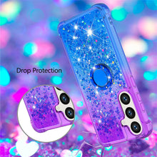Load image into Gallery viewer, Samsung Galaxy S25 Plus Clear Glitter Liquid Sparkle Bling Cute Case - Redpepper Cases