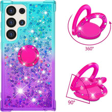 Load image into Gallery viewer, Samsung Galaxy S25 Plus Clear Glitter Liquid Sparkle Bling Cute Case - Redpepper Cases