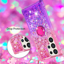 Load image into Gallery viewer, Samsung Galaxy S25 Plus Clear Glitter Liquid Sparkle Bling Cute Case - Redpepper Cases