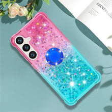 Load image into Gallery viewer, Samsung Galaxy S25 Plus Clear Glitter Liquid Sparkle Bling Cute Case - Redpepper Cases