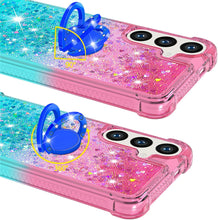Load image into Gallery viewer, Samsung Galaxy S25 Plus Clear Glitter Liquid Sparkle Bling Cute Case - Redpepper Cases