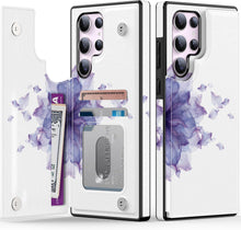 Load image into Gallery viewer, Samsung Galaxy S25 Plus Flower Designs Credit Card Holder Protective Phone Cover - Redpepper Cases