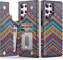 Load image into Gallery viewer, Samsung Galaxy S25 Plus Flower Designs Credit Card Holder Protective Phone Cover - Redpepper Cases