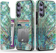 Load image into Gallery viewer, Samsung Galaxy S25 Plus Flower Designs Credit Card Holder Protective Phone Cover - Redpepper Cases